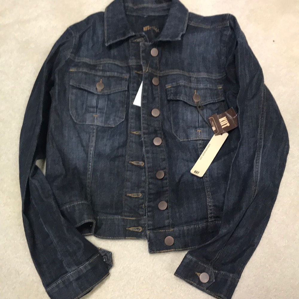 Kut from the Kloth Jean jacket, dark wash